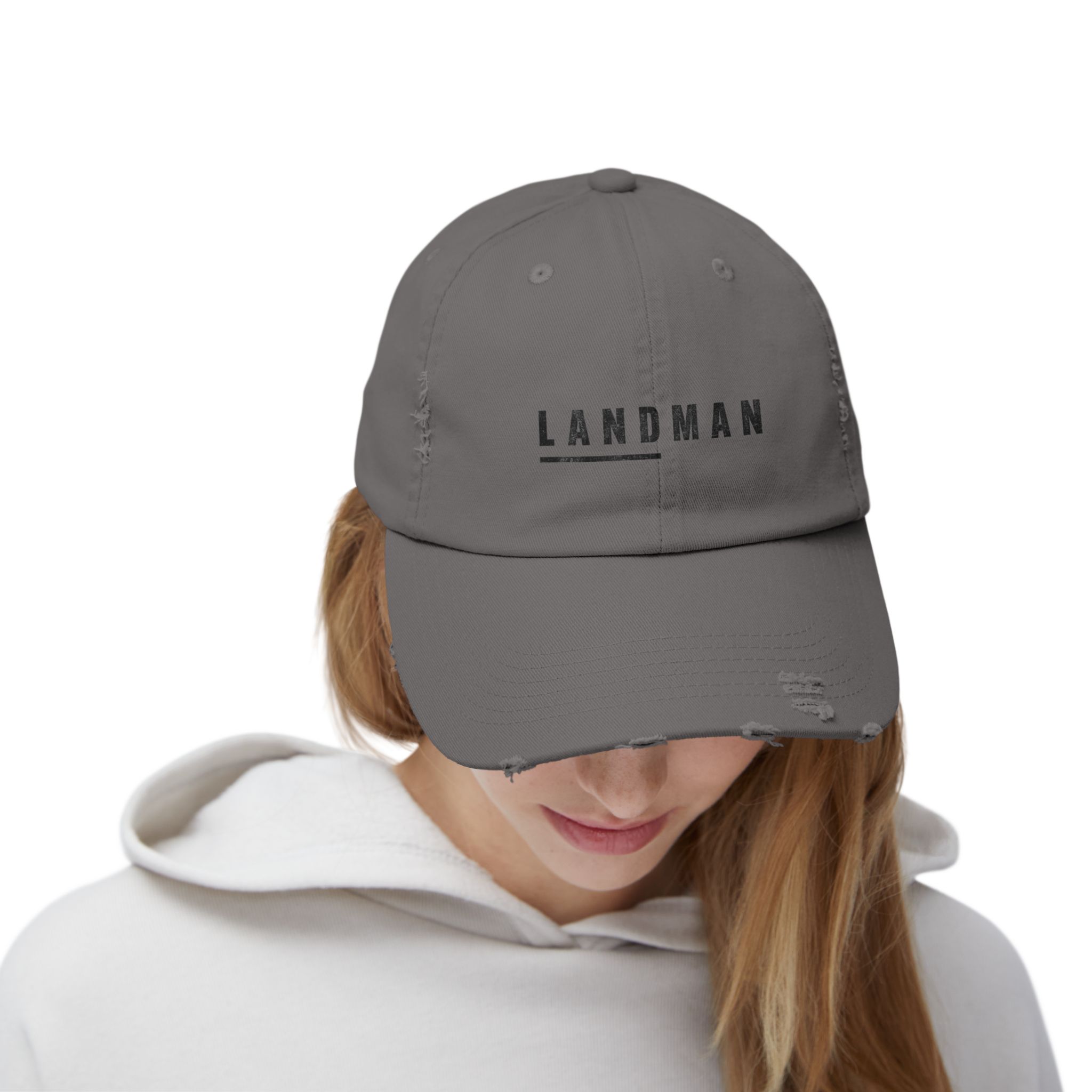 Landman Unisex Distressed Cap - Image 8