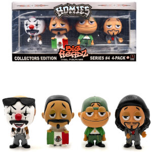 Homies Big Headz Series 4 Collector's Edition 4-Pack of Figures by Homies
