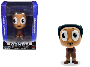 Night Owl 4.5 Figure Homies Big Headz Series 5 Model by Homies