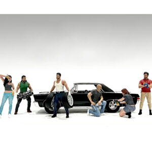 Muscle Mechanics 6 piece Figure Set for 1/18 Scale Models by American Diorama
