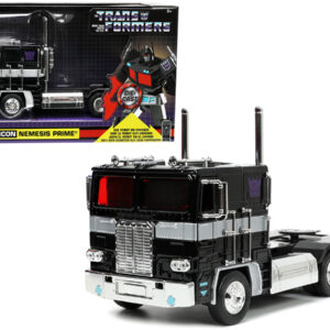 Decepticon Nemesis Prime with Robot on Chassis Transformers TV Series Hollywood Rides Series 1/24 Diecast Model by Jada