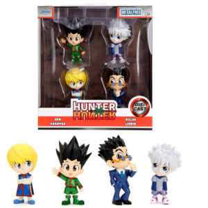 Set of 4 Diecast Figures Hunter × Hunter (2011-2014) TV Series Metalfigs Series Diecast Models by Jada