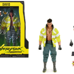David Martinez 6 Moveable Figure with Accessories and Alternate Head and Hands Cyberpunk: Edgerunners (2022) TV Series Model by Jada
