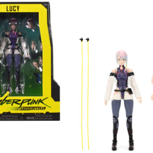 Lucy 6 Moveable Figure with Accessories and Alternate Head and Hands Cyberpunk: Edgerunners (2022) TV Series Model by Jada