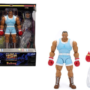 Balrog 6.5 Moveable Figure with Accessories and Alternate Head and Hands Ultra Street Fighter II: The Final Challengers (2017) Video Game Model by Jada
