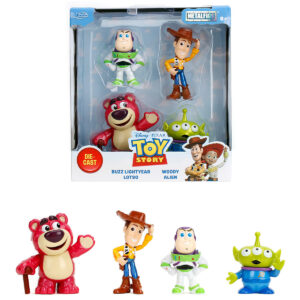 Set of 4 Diecast Figures Toy Story Metalfigs Series Diecast Models by Jada