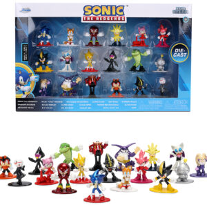 Sonic The Hedgehog Set of 18 Diecast Figures Wave 2 Nano Metalfigs Series Diecast Models by Jada