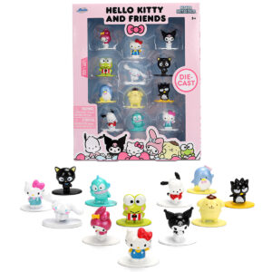 Set of 12 Diecast Figures Hello Kitty and Friends Franchise Nano Metalfigs Series Diecast Models by Jada