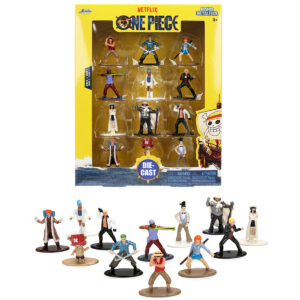 Set of 12 Diecast Figures One Piece (2023-Current) TV Series Metalfigs Series Diecast Models by Jada