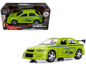 Brian's Mitsubishi Lancer Evolution VII Green Fast & Furious Movie 1/32 Diecast Model Car by Jada