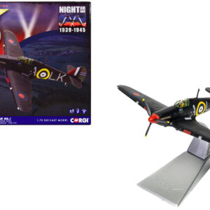 Hawker Hurricane Mk.I Fighter Aircraft "Sqn Ldr. Ian Richard 'Widge' Gleed No.87 Sqn Colerne" (1941) British Royal Air Force "The Aviation Archive" Series 1/72 Diecast Model by Corgi