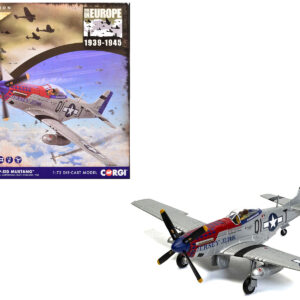 North American P-51D Mustang Aircraft "Jersey Jerk 361st Fighter Squadron Martlesham Heath" United States Army Air Forces "The Aviation Archive" Series 1/72 Diecast Model by Corgi