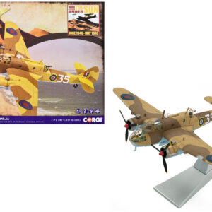 Bristol Beaufort MkIa Bomber Aircraft "EK979 Middle East Check and Conversion Unit" (1944) British Royal Air Force "The Aviation Archive" Series 1/72 Diecast Model by Corgi