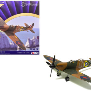 Supermarine Spitfire T.9 Aircraft "SM520 Spitfires.com Goodwood Aerodrome" British Royal Air Force "The Aviation Archive" Series 1/72 Diecast Model by Corgi