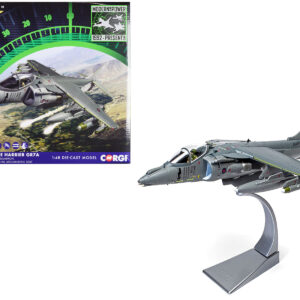 British Aerospace Harrier GR7A Aircraft "Michelle RAF No.1 Squadron Operation Herrick RAF Kandahar Afghanistan" (2007) Royal Air Force "The Aviation Archive" Series 1/48 Diecast Model by Corgi