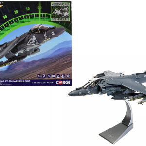 McDonnell Douglas AV-8B Harrier II Plus Aircraft "165001/01 VMA-214 Black Sheep MCAS Yuma" (2019) United States Marine Corps "The Aviation Archive" Series 1/48 Diecast Model by Corgi