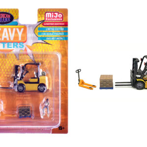 Heavy Lifters 4 piece Diecast Set Limited Edition for 1/64 Scale Models by American Diorama
