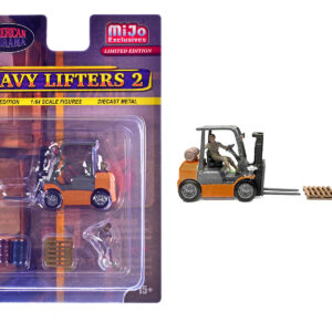 Heavy Lifters 2 4 piece Diecast Set Limited Edition for 1/64 Scale Models by American Diorama