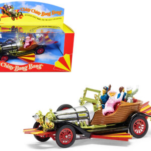 Chitty Chitty Bang Bang Car with 4 Sitting Figures Chitty Chitty Bang Bang (1968) Movie Diecast Model Car by Corgi