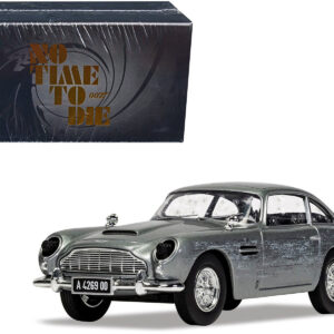 Aston Martin DB5 RHD (Right Hand Drive) Silver (Damaged) James Bond 007 "No Time To Die" (2021) Movie Diecast Model Car by Corgi