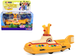 The Beatles Yellow Submarine with Sitting Band Member Figures Diecast Model by Corgi