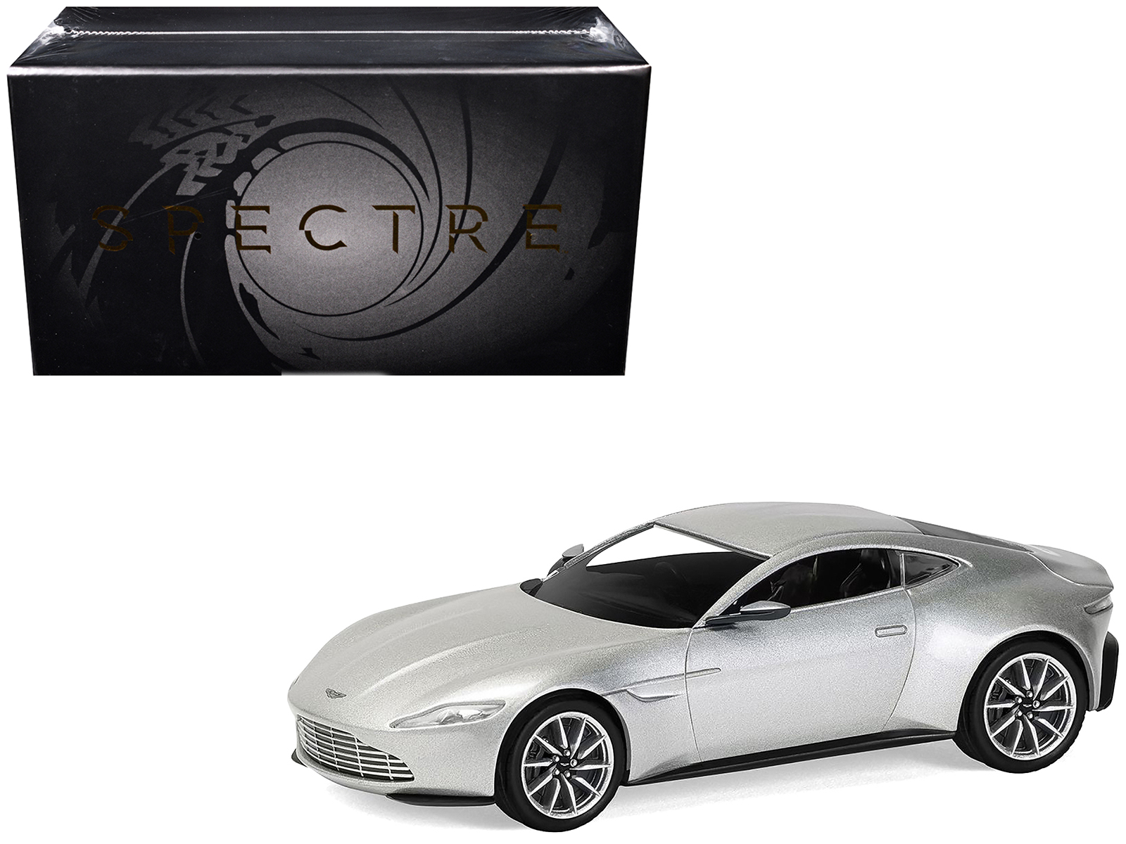 Aston Martin DB10 RHD (Right Hand Drive) Silver Metallic James Bond 007 Spectre (2015) Movie Diecast Model Car by Corgi