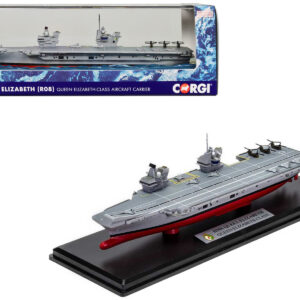 HMS Queen Elizabeth (R08) Aircraft Carrier "Queen Elizabeth-Class" British Royal Navy "Naval Power" Series 1/1250 Diecast Model by Corgi