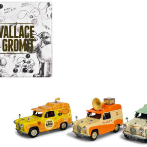 "Wallace & Gromit" Austin A35 Van Collection Set of 3 Pieces Diecast Model Cars by Corgi