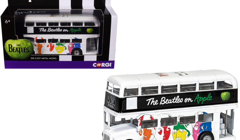 The Beatles London Double Decker Bus "The White Album" White Diecast Model Car by Corgi