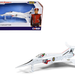 Angel Interceptor Aircraft "World Army Air Force" White "Captain Scarlet and the Mysterons" (1967-1968) TV Series Diecast Model by Corgi