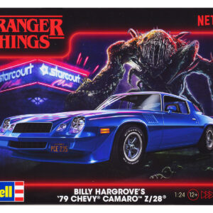 Level 4 Model Kit Billy Hargrove’s 1979 Chevrolet Camaro Z/28 "Stranger Things" (2016-Current) TV Series 1/24 Scale Model by Revell