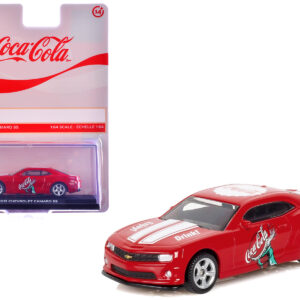 2013 Chevrolet Camaro SS Coca-Cola Red with White Stripes 1/64 Diecast Model by Motorcity Classics